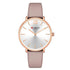 Curren Elegance! - Women's Watch - Brown & Rose Gold! - Genuine Leather Strap! - Two Hand Design! - 1 Year Warranty!