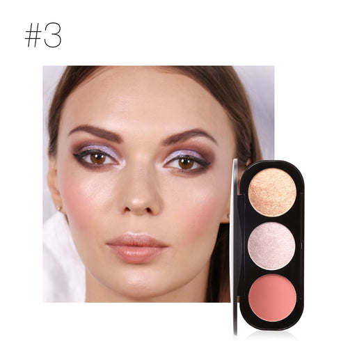 Focallure - Professional Blusher & Highlighter palette 3# - Original & Imported