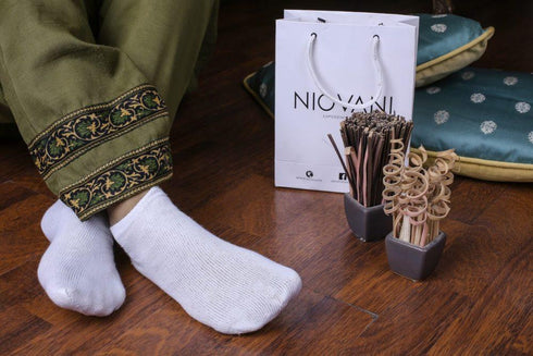 Fluffy White Ultra Soft Ankle Socks