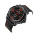 Naviforce Men's Red & Black Attack - Genuine Leather! - DayDate Function! - 1 Year Warranty!