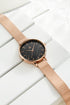 Shengke Marble - Women's Watch - Classic Rose Gold & Black - Adjustable Steel Strap - 1 Year Warranty - Free Box Packaging!