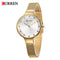 Curren Women's Gold Plated! - Adjustable Steel Strap! - Sparkling Crystals! - 1 Year Warranty!