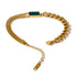 Green Paradise - Bracelet - 18K Genuine Gold Plated over Pure Stainless Steel - Non Tarnish - Chic Design! - Free Box Packaging!