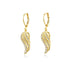 Everyday Gold Drop Earrings - Gold Plated - AAA Cubic Zirconia - Free Box Packaging!
