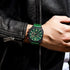 Curren 3030 (Jungle Green) - Men's Watch - 1 Year Warranty - Chronograph - 3 ATM Water Resistant