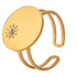 Midas Touch Ring! - Adjustable Size! - 18K Genuine Gold Plated! - Chic Design! - Free Box Packaging!
