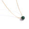 Secret Forest Necklace - Synthetic Malachite - 18K Genuine Gold Plated over Pure Stainless Steel! - Chic Design! - Free Box Packaging!