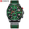 Curren Eternity (Millennial Green) - Men's Watch - 1 Year Warranty - Chronograph - 3 ATM Water Resistant