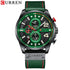 Curren Eternity (Millennial Green) - Men's Watch - 1 Year Warranty - Chronograph - 3 ATM Water Resistant