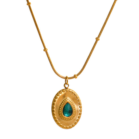 Victoria's Necklace - 18K Genuine Gold Plated over Pure Stainless Steel! - Chic Design! - Free Box Packaging!