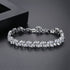 Leaves Like Diamonds Bracelet - AAA Cubic Zirconia - Free Box Packaging