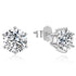 Timeless Studs - S925 Sterling Silver - AAAA Cubic Zirconia Stones - Rhodium Plated - Free Box Packaging