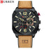 Curren 3030 (Camel Brown) - Men's Watch - 1 Year Warranty - Chronograph - 3 ATM Water Resistant
