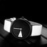 Shengke Window - Women's Watch - Timeless White - Genuine Leather - 1 Year Warranty - Water Resistant! - Free Box Packaging!