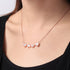 Metamorphosis Necklace - S925 Sterling Silver - Mother of Pearl - Rose Gold Plated - AAA Cubic Zirconia Stones - Free Box Packaging