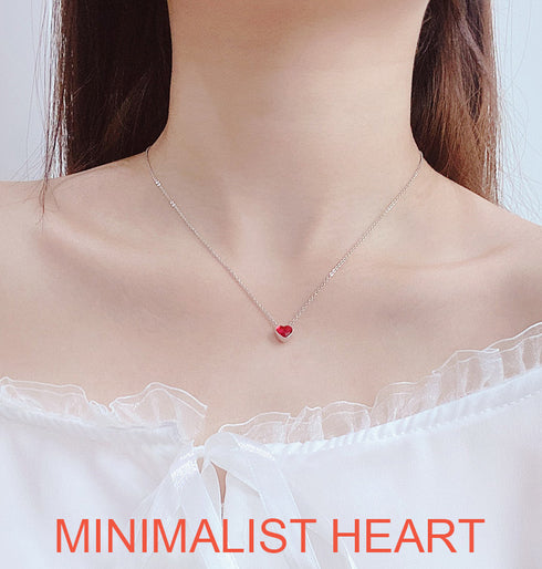 Eternal Love Necklace - Rose Gold Plated - Pure S925 Sterling Silver (Chandi) - Embellished with Genuine European Crystals