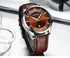 Curren Alpine - Men's Watch - Classic Brown - Genuine Ultrasoft Leather! - Hot Seller! - 1 Year Warranty!