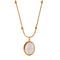 Timeless Necklace (Mystical White) - 18K Genuine Gold Plated over Pure Stainless Steel! - Chic Design! - Free Box Packaging!