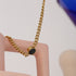 Stone Appeal - Bracelet - 18K Genuine Gold Plated over Pure Stainless Steel - Non Tarnish - Chic Design! - Free Box Packaging!