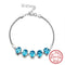 Viviana Bracelet - Adjustable - S925 Sterling Silver Necklace - AAA Cubic Zirconia Stones - Free Box Packaging