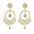 Ethnic Earrings - 14K Gold Plated - AAA Cubic Zirconia - Free Box Packaging!