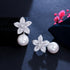 Pearl Party Earrings - Statement Jewellery - Cubic Zircon - Box Packaging