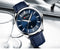 Curren Alpine - Men's Watch - Classic Blue - Genuine Ultrasoft Leather! - Hot Seller! - 1 Year Warranty!