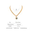 Moonstar Thick Necklace - 18K Genuine Gold Plated over Pure Stainless Steel! - Chic Design! - Free Box Packaging!