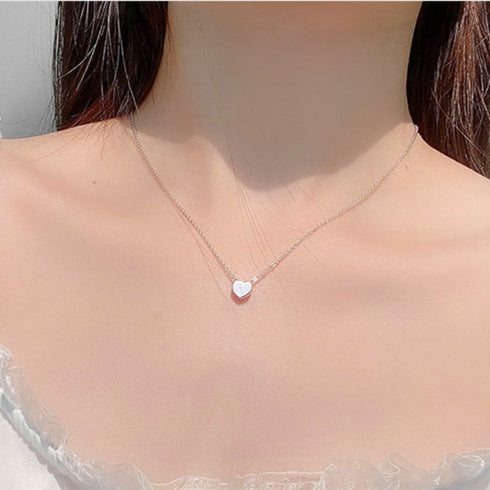 Eternal Love Necklace - Pure S925 Sterling Silver (Chandi) - Embellished with Genuine European Crystals - Free Box Packaging!