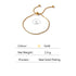 Nova Bracelet - Adjustable - 18K Genuine Gold Plated over Pure Stainless Steel - Non Tarnish - Free Box Packaging