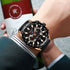 Curren Eternal (Rose Gold & Black) - Men's Watch - Chronograph - Stainless Steel Strap - Water Resistant - 1 Year Warranty!