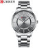 Curren Simplicity (Classic Silver) - Men's Watch - 1 Year Warranty - Free Box Packaging - 3 ATM Water Resistant