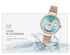 Naviforce Women's Sea Green & Rose Gold Blossom! - Adjustable Steel Strap! - 1 Year Warranty! - Water Resistant!