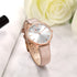 Curren Elegance! - Women's Watch - Brown & Rose Gold! - Genuine Leather Strap! - Two Hand Design! - 1 Year Warranty!