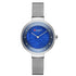 Curren Elegance of Steel! - Women's Watch - Metallic Silver & Blue! - Adjustable Steel Strap! - Two Hand Design! - 1 Year Warranty!