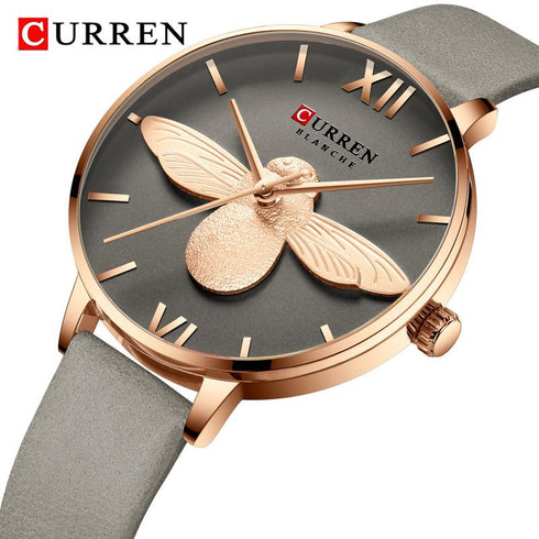 Curren Honey Bee - Women's Watch - Genuine Leather! - 1 Year Warranty!