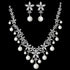 Victoria Jewellery Set - Necklace + Earrings - AAA Sparkling Cubic Zircon - Imitation Jewellery - Free Box Packaging