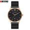 Curren All Black & Rose Gold - Adjustable Steel! - Classic Date Window! - Ultra Thin - 1 Year Warranty