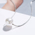Pearl With Me Necklace - Pure S925 Stamped Sterling Silver - Embellished with a European Pearl! - Free Box Packaging! - Hot Seller!