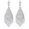 Diamond Fall Earrings - AAA Sparkling Cubic Zirconia - Free Box Packaging