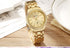 Curren Women's Gold Sunburst Dial! - Crystal Party! - Sparkling Statement Watch! - Steel Strap! - Date Function! - 1 Year Warranty!