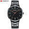 Curren Classic! - Men's Watch - Black & Rose Gold - Stainless Steel Strap - 1 Year Warranty!
