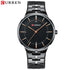Curren Classic! - Men's Watch - Black & Rose Gold - Stainless Steel Strap - 1 Year Warranty!