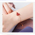 Rose Gold Plated Clover Design Bracelet! - Embellished with Swarovski® Crystal Elements! - Hot Seller! - Luxury Collection!
