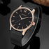 Curren All Black & Rose Gold - Adjustable Steel! - Classic Date Window! - Ultra Thin - 1 Year Warranty