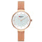 Curren Elegance of Steel! - Women's Watch - Rose Gold Plated! - Adjustable Steel Strap! - Two Hand Design! - 1 Year Warranty!