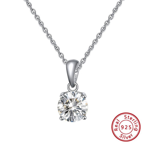 Radiance Necklace - S925 Sterling Silver - AAA Cubic Zirconia Stones - Free Box Packaging