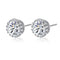 Sarah Stud Earrings - White Gold Plated - AAA Cubic Zirconia - Free Box Packaging!