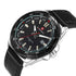 Naviforce Eclipse - Men's Watch - Classic Silver & Black - Genuine Leather! - 1 Year Warranty! - Free Box Packaging! Hot Seller!