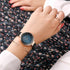 Curren Elegance of Steel! - Women's Watch - Metallic Blue! - Adjustable Steel Strap! - Two Hand Design! - 1 Year Warranty!